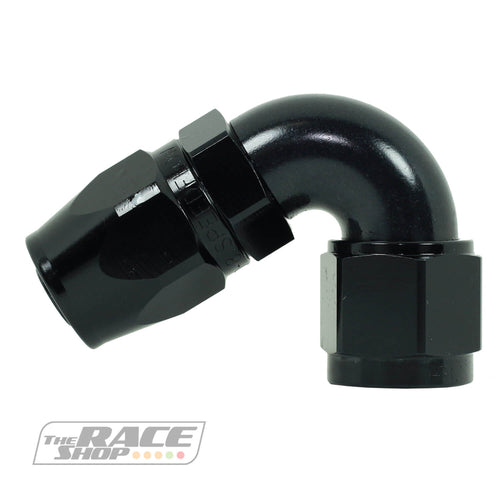 Speeflow - 100 series hose end 120 degree (black).