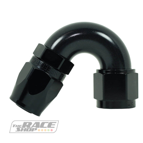 Speeflow - 100 series hose end 150 degree (black).