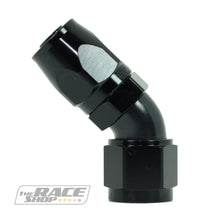 Load image into Gallery viewer, Speeflow - 100 series hose end 45 degree (black).
