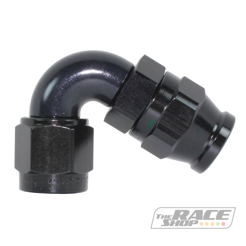 Speeflow - 200 series hose end 120 degree (black).