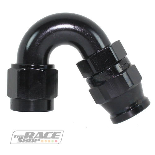 Speeflow - 200 series hose end 150 degree (black).