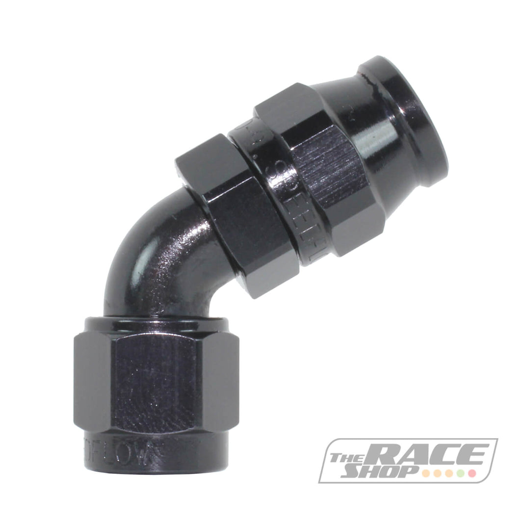 Speeflow - 200 series hose end 60 degree (black).
